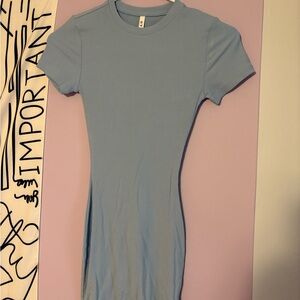 Amazon Light Blue Mini Dress